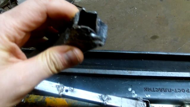 Самодельный снегоход. Поломался.