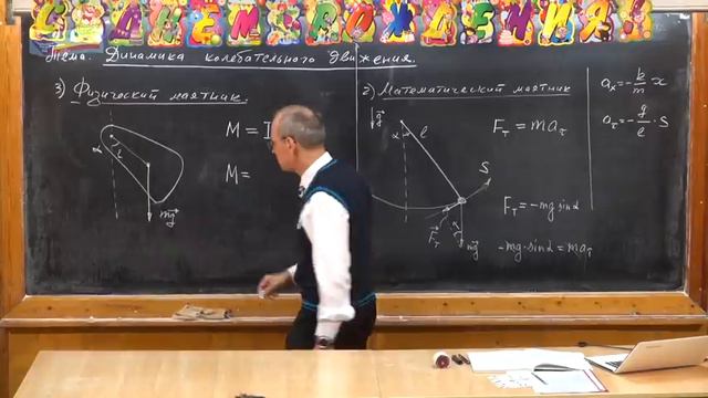 Урок 326. Динамика колебательного движения