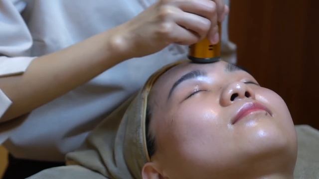 ASMR 중국 고법 얼굴 마사지 + 두피 마사지