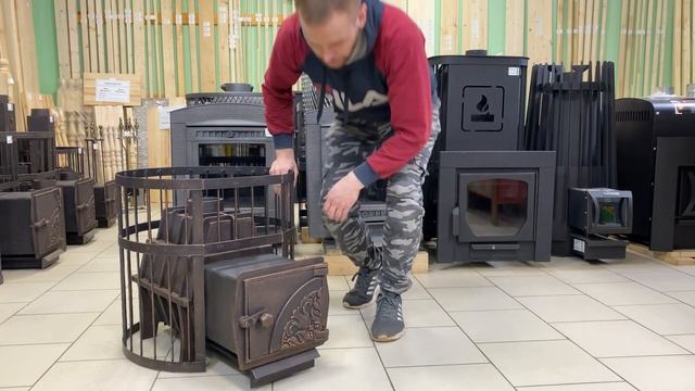 Обзор чугунной печи для бани Купечница 14. Самая дешёвая печь для бани из чугуна.