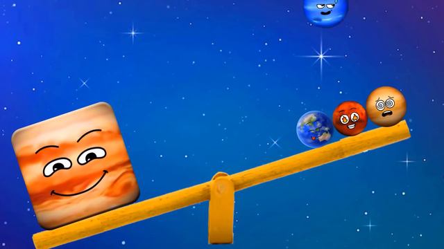 Hungry Rainbow Planet fo Kids | Funny 8 Planets Comparison & Solar System