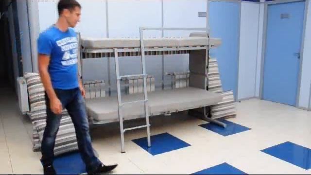 Диван трансформер в двухярусную кровать-МЕБЕЛЬ-ТРАНСФОРМЕР.РФ