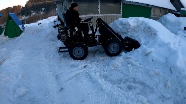 Мини погрузчик своими руками