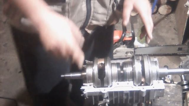 Сборка двигателя буран