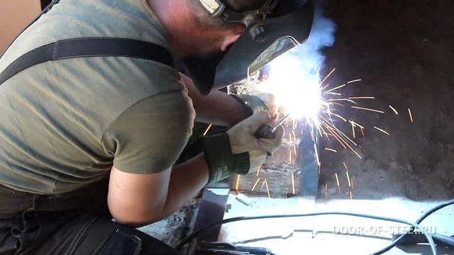 Демонтаж и установка гаражных ворот - часть2