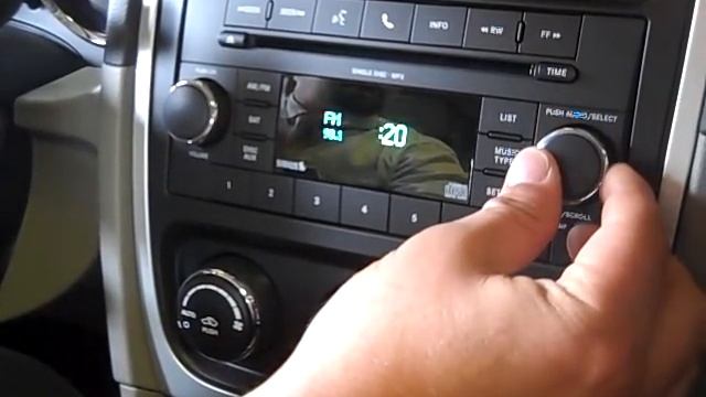 How to set the clock in a 2010 Dodge Caliber