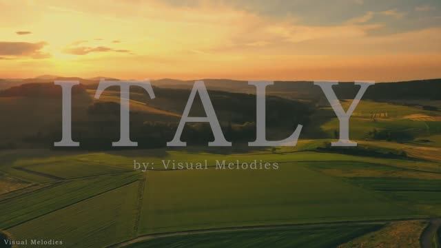 Расслабляющая итальянская музыка и красивые живописные виды Италии для релаксации