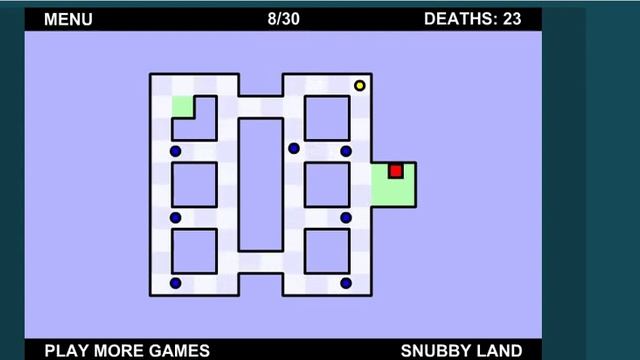 Обзор#1 Самая сложная игра в мире - The Worlds Hardest Game