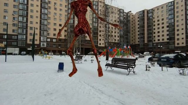 Сиреноголовый и Картун Кэт в городе SCP монстры