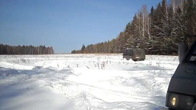 Делика L300 и L 400 и другие на бездорожье-глубокий снег