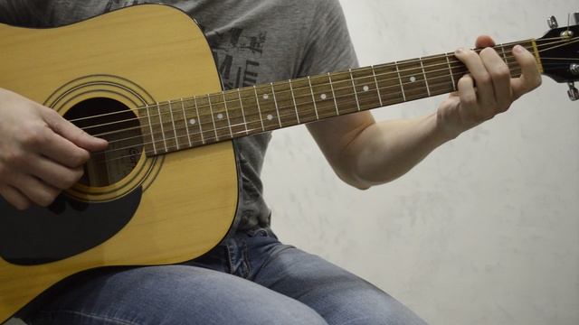 Любэ - Ты неси меня река (на гитаре)