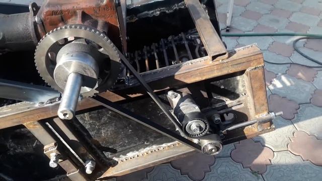 Транспортерная картофелекопалка с активным ножом своими руками
