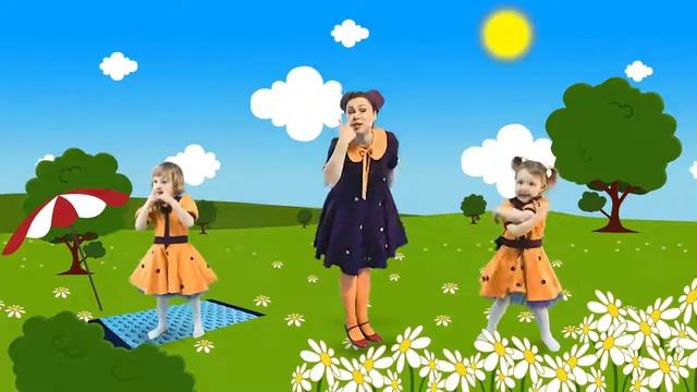 У жирафа пятна Детская песня про животных Детские песни с движениями для мал