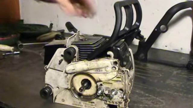 Диагностика системы смазки цепи бензопилы Stihl MS180