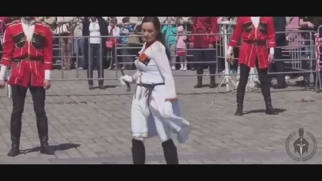 Ойся ты ойся Если Девушка Казачка Танец с Саблями Фланкировка