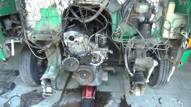 Установка двигателя в бусик