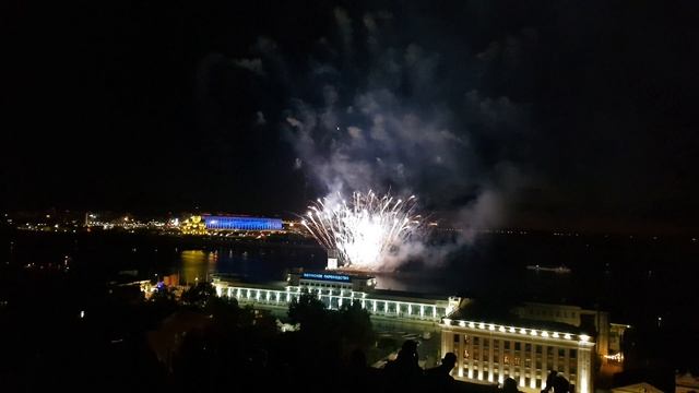 Салют фейерверк Нижний Новгород 24 июля 2021 г.