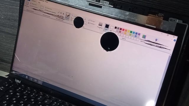 Можно ли убрать черное пятно на дисплее? (НЕТ!)