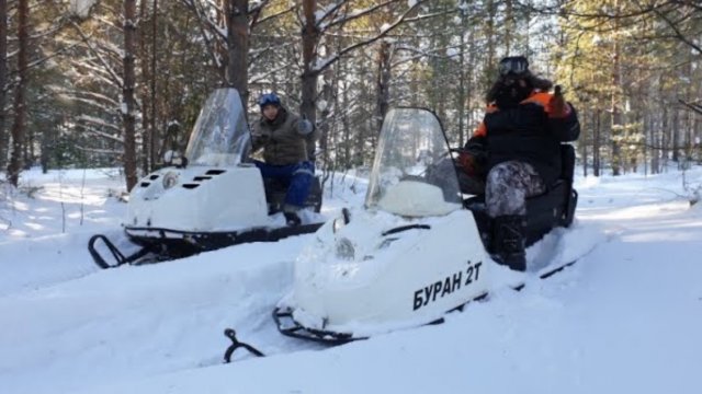 Тест драйв *Бурана* под длинные гусеницы.