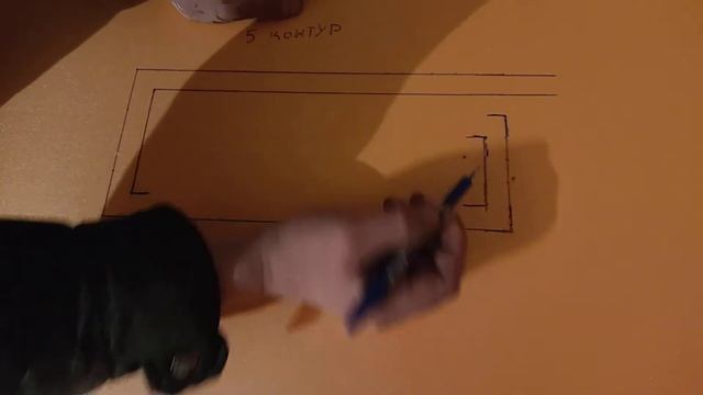 Водяной теплый пол: пример чертежа улитки контура