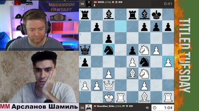 КАЖЕТСЯ, ЧТО ЧЕРНЫЕ ЧТО-ТО НАМУДРИЛИ! // IM ШАМИЛЬ АРСЛАНОВ vs GM AMAN HAMBLETON