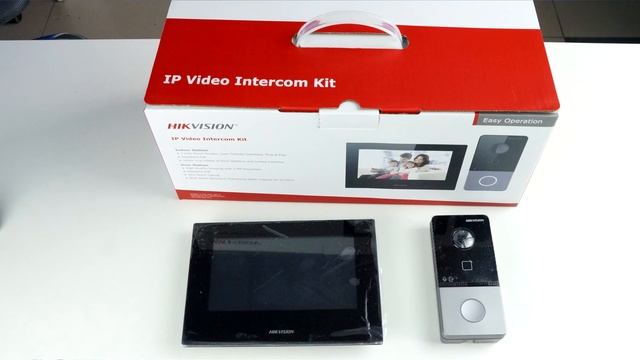 Комплект ip-видеодомофона Hikvision KIS605-P
