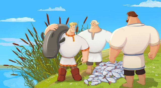 Богатыри - В качестве HD - мультфильм игра для малышей - Три богатыря