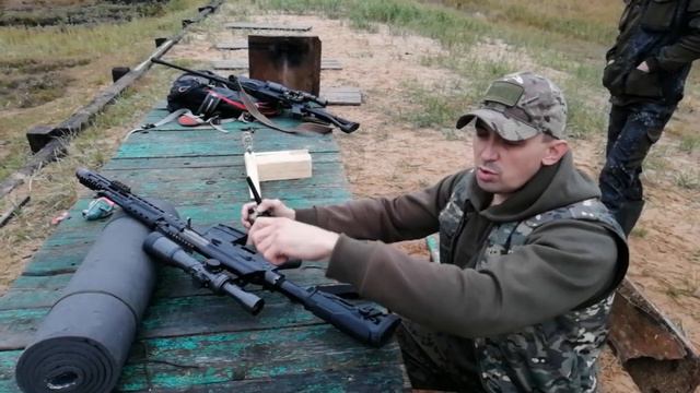 Сайга 308-1 исп 46, стрельба по "косачам"