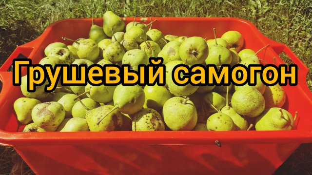 Грушёвый самогон
