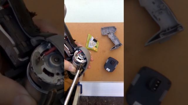 Задымил шуруповёрт. Устранение неисправности.