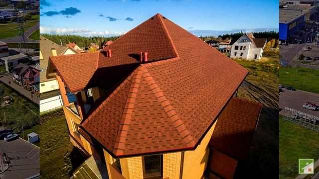 Как смотрится мягкая кровля на крыше со скатами различной формы