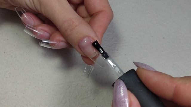 Наращивание ногтей на типсы/Повторяю дизайн из Инстаграма/Балерина#ногти#маникюр