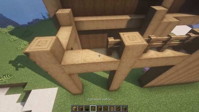 Minecraft_ Как Построить Стартовый Дом 2 Этажа в Майнкрафт перезолив с ютуба