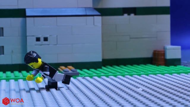 LEGO Land | Lego Escape Alien Invasion Attack: Special Lego Wall | Lego Stop Motion