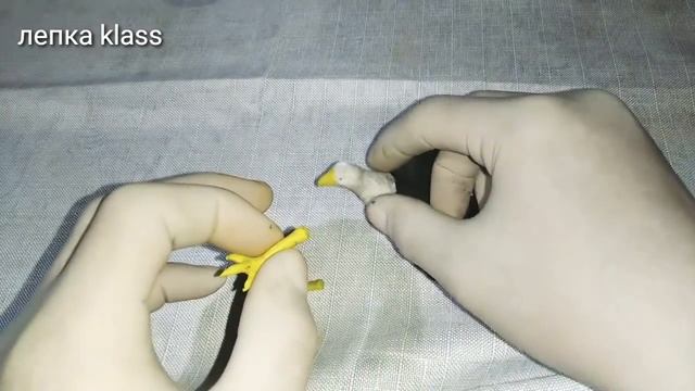 Орел из пластилина!!