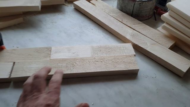 Мебельный щит из обрезков.