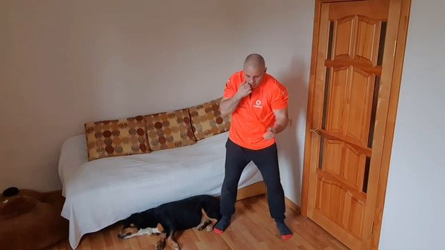 Бокс дома. 6 урок. Тройки.