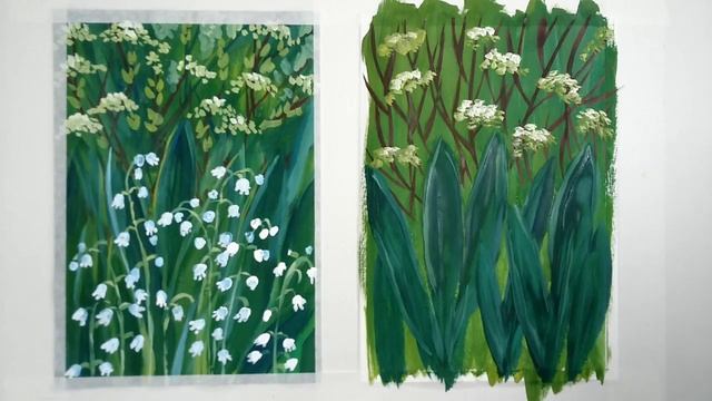 ОЧЕНЬ просто пишем ландыши