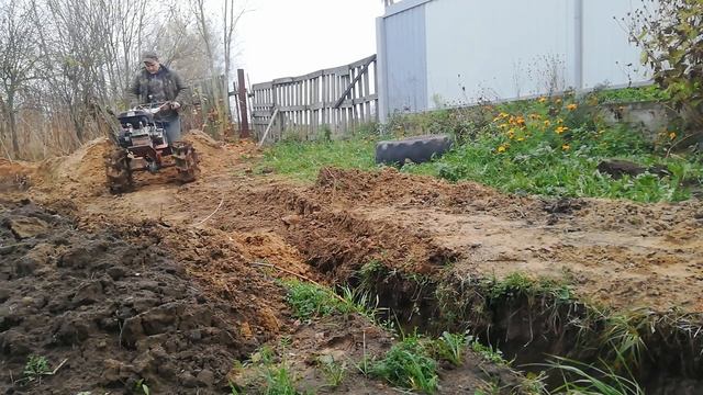 Лопата отвал для мотоблока или бульдозер больше не нужен !!! Один День в Гараже