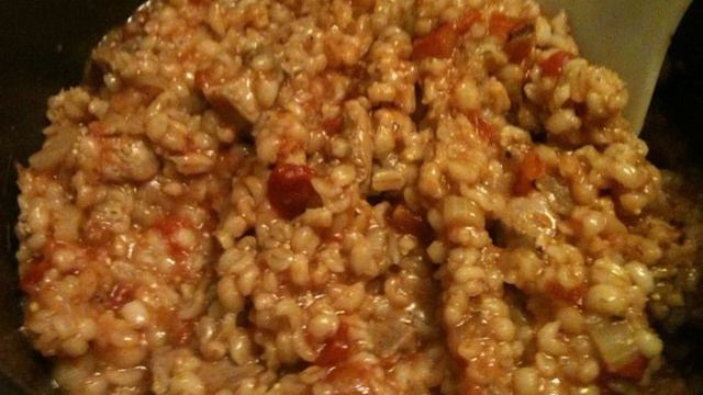 Перловка с мясом
