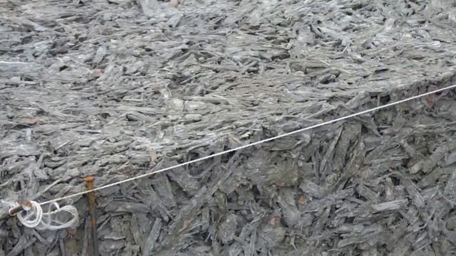 Первый ряд кладки арболитовых блоков