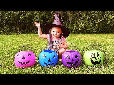✿ Необычные Конфеты на Хэллоуин найти Конфеты или Сюрпризы в Тыкве Halloween candy  DIY Halloween