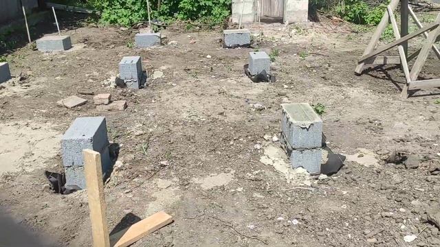 Бытовка установка блоков ч.3