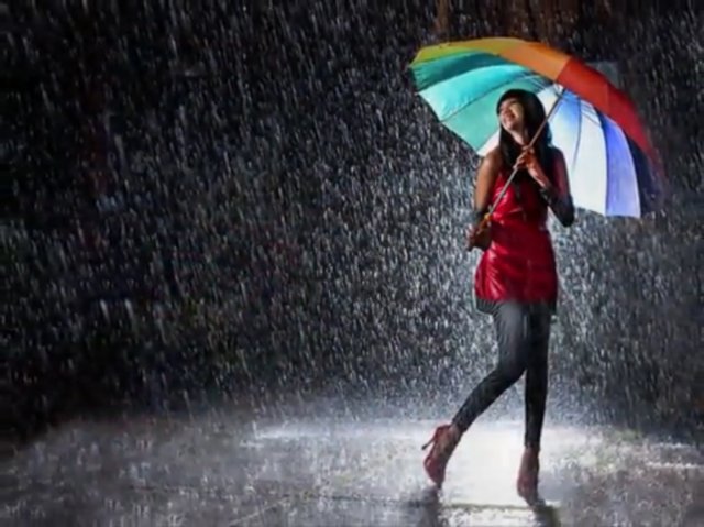 Raindrops keep falling on my head