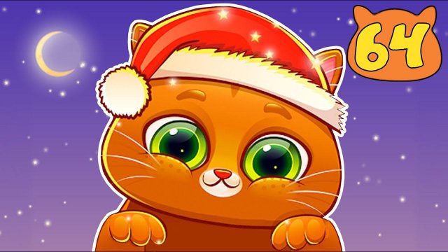 Суровый КОТИК БУБУ №64. Зимняя прогулка. Мультик ИГРА про котят на канале Хвостик ТВ