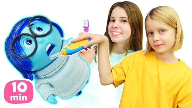 Игры в больничку с героями мультиков Головоломка и Энканто!