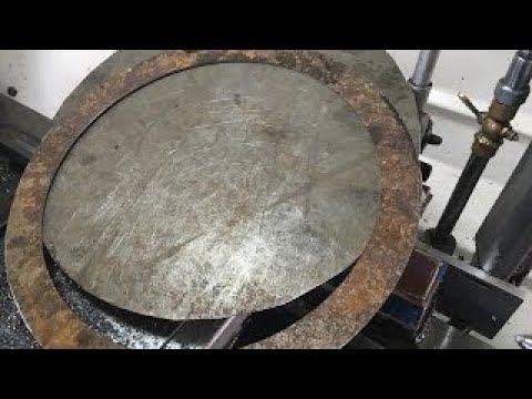 Изготовление кольца большого диаметра из листовой стали 2 мм.