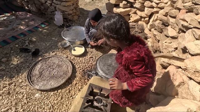 Nomadic Life in Iran: Traditional Bread Making and Honey Harvesting