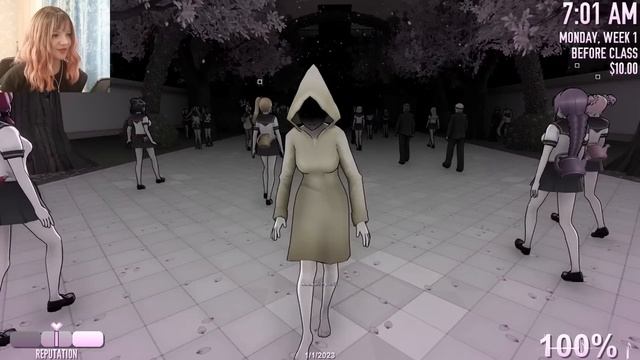 Включение дебаг меню и мои любимые пасхалки в Яндере симулятор / Yandere Simulator