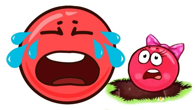 КРАСНЫЙ ШАР против Черного КВАДРАТА #7 Шарик на ЛУНЕ и ПОД ЗЕМЛЕЙ Мультик про Red Ball 4.mp4